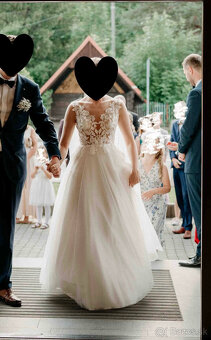 Týlové svadobné šaty - 4