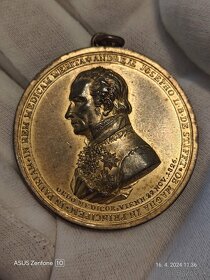 František II. - Ae medaila 1826 - K uzdraveniu císara - RR - 4