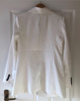 Nové biele oversized sako Reserved, XS/S/M, 20.50 E - 4