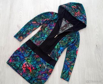 Šaty/tunika s kapucňou v.M - 4