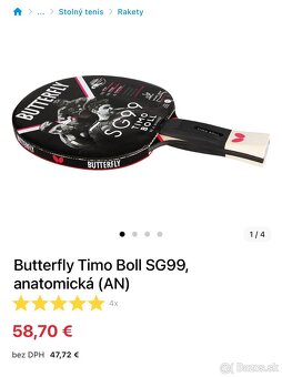 BUTTERFLY TIMO BOLL SG99 - 4