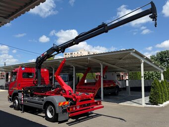 MERCEDES-BENZ ATEGO 1218 HÁKOVÝ NOSIČ 100 HYDRAULICKÁ RUKA - 4