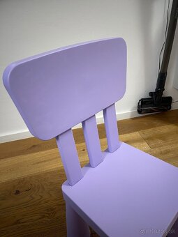 Detsky nový IKEA stolík, stolička, taburet MAMMUT - 4