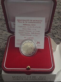 Monako 2025 2€ - 4