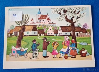 Predám pohľadnice J. Lada - 4