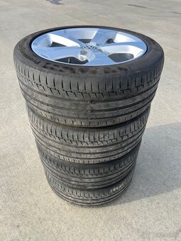 Letná sada R17 5x112, CONTINENTAL 225/45 R17 3,6mm - 4