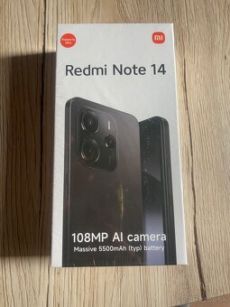 ČISTO NOVÝ REDMI NOTE 14, 128 GB, Midnight BLACK - 4