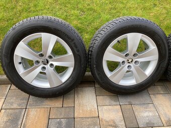 Zimná sada org ŠKODA 5x112 6,5J ET40 215/60 R16 - 4