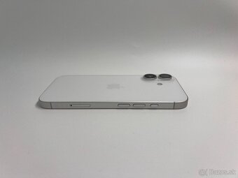 IPHONE 16 WHITE 128GB ZÁRUKA - STAV AKO NOVÝ - 4