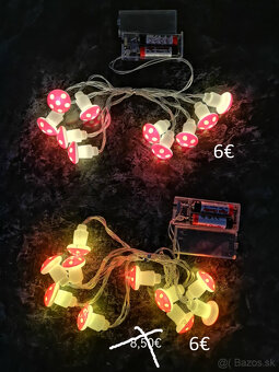 Dekoračné svetla Fantázia a muchotrávky, Vianoce. - 4