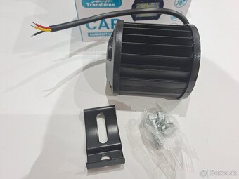 LED Pracovné svetlo 60W Diaľkove + držiaky - 4