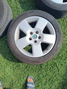 Hliníkové disky 5x112 s pneumatikami 225/50r17 - 4