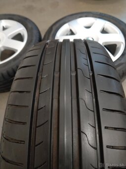 Alu ŠKODA 16" + pneu SUPER stav,originál. - 4
