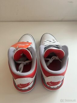 Predám jordan 3 fire red veľ.44 - 4