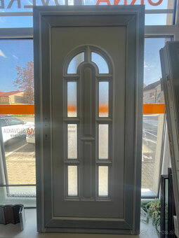 PLASTOVÉ VCHODOVÉ DVERE BIELE 980mm.x2080mm. - 4
