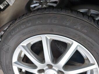 Alu kolesá 5x112 r16 na VW Sharan zimné pneu 205/60 r16 - 4