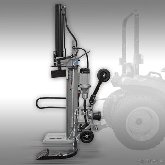 Štiepačka dreva Jansen TS-30K, 30 t kombi (PTO + elektrika), - 4