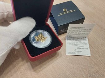 Pozlátená Maple Leaf 2008 - 4