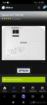 Full HD projektor Epson EH-TW740 - 4