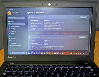 Predám Lenovo ThinkPad X250 8GB/500GB + dock + obal - 4