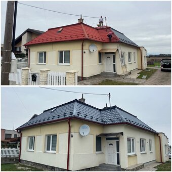 Natiranie striech// maľovanie // natery - 4