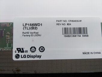 predám 15.6" LED displej z notebooku ,rozl. HD+ 1600x900 - 4