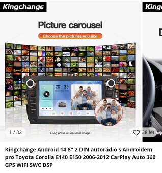 2din kingchange android 14 toyota corola b15 - 4