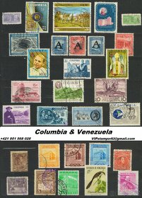 Poštové známky, filatelia: Južná a Latinská Amerika - 4