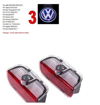 Predám VW, Skoda, Bmw, Audi led logo projektor - 4