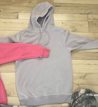 4ks dámske oversize mikiny S - 4