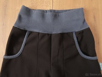 ZATEPLENÉ softshellové nohavice UNUO 110/116 - 4