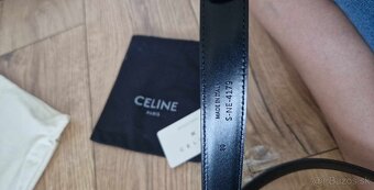 Nový Celine opasok čierny 80 cm sedí na XS-S-M - 4