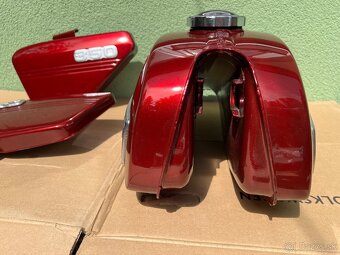 JAWA 350 634 nádrž a bočné kastlíky - 4