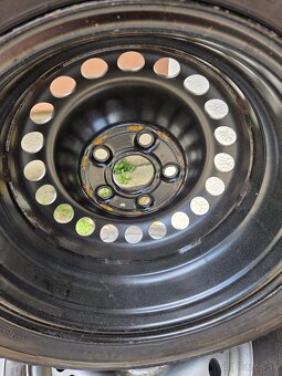 Originál VW disky 5x120 + zimné pneu Semperit 205/65 R16C - 4