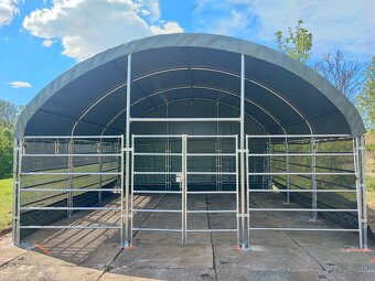 pristrešok pre kone 6x6m - 4