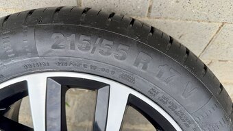 Predám rezervu: R17 215/55 Continental - 4