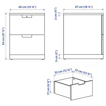2x komoda Nordli - 4