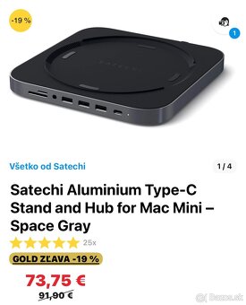 Predám MAC Mini M1 16 GB RAM 512 GB SD - 4