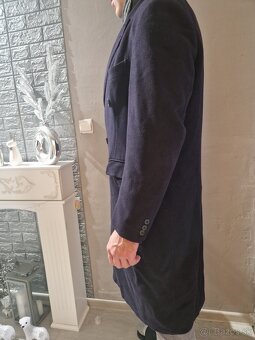 Pánský dlouhý kabát Berwin & Berwin - 100% Cashmere (L)  Dob - 4
