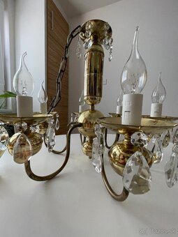 opravený kryštálový luster - 4