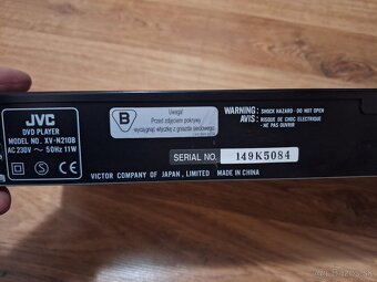 JVC DVD prehrávač XV-N210B - 4