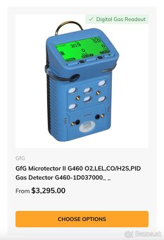 Viaczložkový detektor až na 7 plynov Microtector II G460 - 4