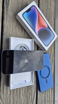 Apple iphone 14 plus 128gb blue top stav - 4