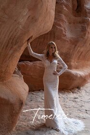 Čipkované svadobné šaty TIMELESS - NADIA - 4