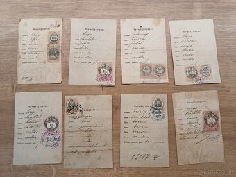 identifikačná karta (občiansky preukaz) 1870-1889 slovenské - 4