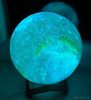 Lampa mesiac / mesačné svetlo (mení farby) LED - 4