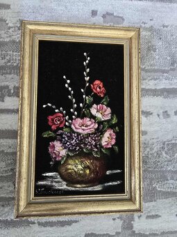 3x obraz maľba na zamate - 4