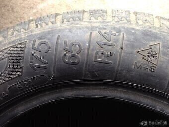 Predám zimné gumi r14 175/65 5/6mm - 4
