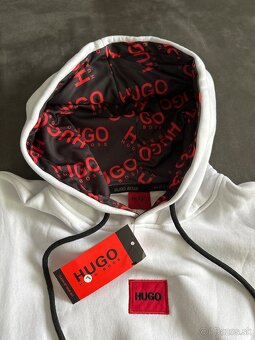 Biela mikina Hugo boss L - 4