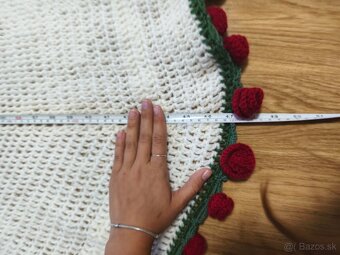 Ručne robená deka kvetinová - 4